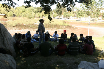 Realizando ejercicios de reflexi�n e introspecci�n